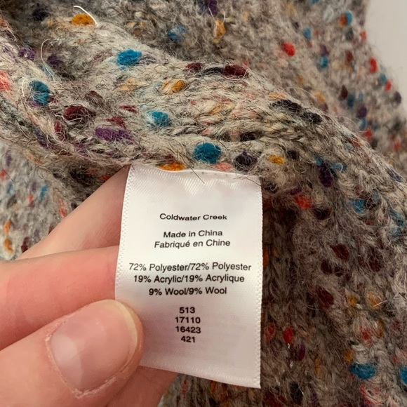 Coldwater Creek Wool Sweater NWT - Picture 3 of 4